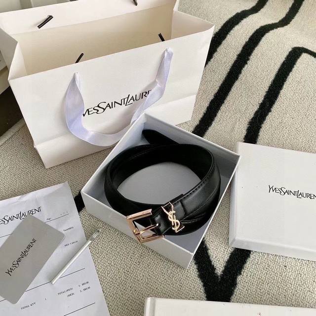 70 ysl 圣罗兰 黑金复古腰带 配全套包装 一年四季都百搭的款 春夏秋冬都可以佩戴的怎么搭都好看可以做皮带
