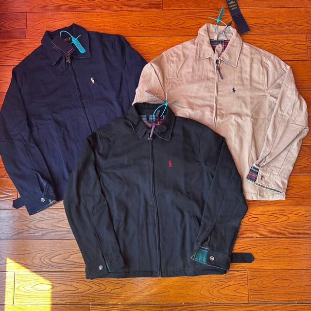 210 Ralph Lauren/拉夫劳伦 美式古着经典翻领老干部复古夹克外套 经典的设计 永恒的经典 全棉面料厚实 呈现年代感Vintage 领子袖口彩格子点