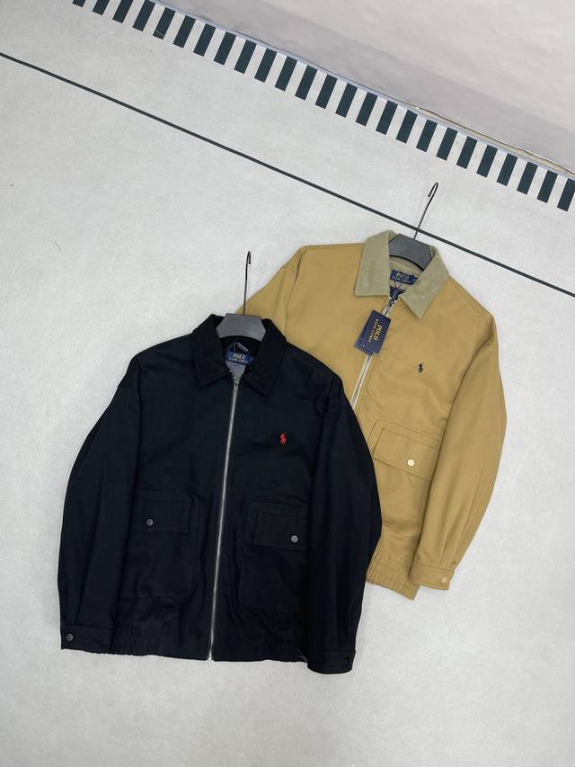 290Ralph Lauren / 拉夫劳伦 25春季新款工装夹克外套 购入原版打样，版型立体有型，采用多功能口袋设计，英伦复古风 简约不失格调 胸前小马刺绣饱