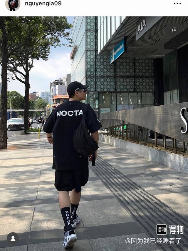 110，Nike X Nocta联名款Ss24纯棉字母印花短袖T恤 面料：240G双纱面料，不变型不起球 辅料；全套辅料定制；1:1版本 颜色：黑色，深灰色，浅