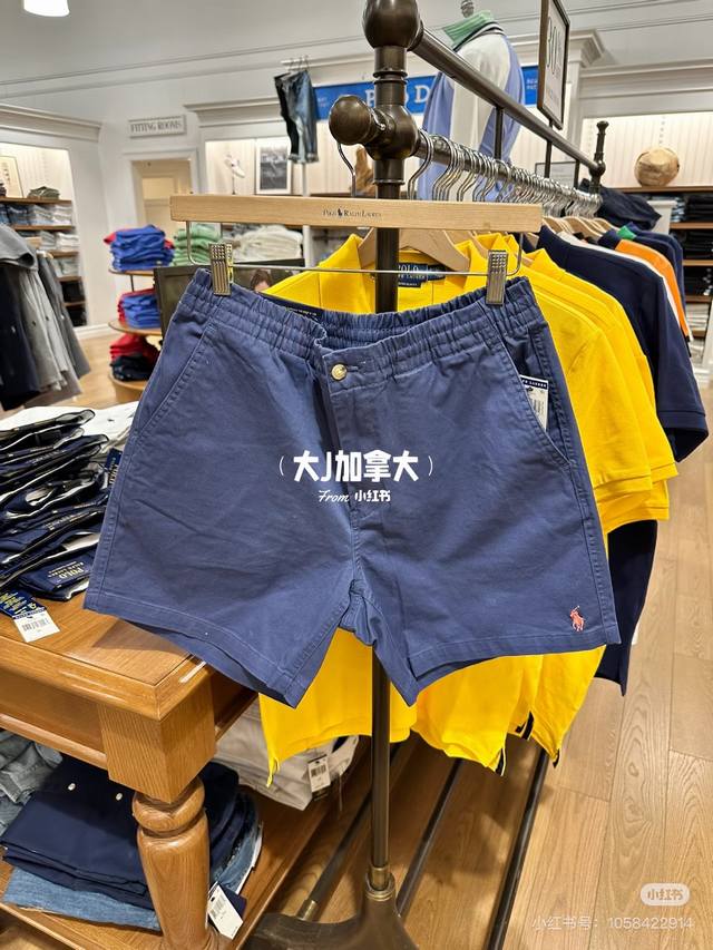 120 九色齐发「顶级品质」 拉夫劳伦Ralph Lauren保罗小标战马基础休闲短裤 男女同款 纯色短裤低调奢华 展现个性 左边刺绣标志性小马标Polo 这款