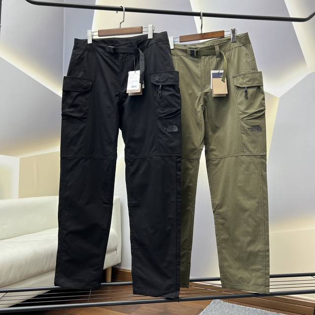 190拿货 2024Ss春秋新款The North Face北面黑标刺绣立体口袋情侣户外机能工装裤 原厂定制克双纱工装防水面料，细致到每根纱线都能清晰德看到，舒