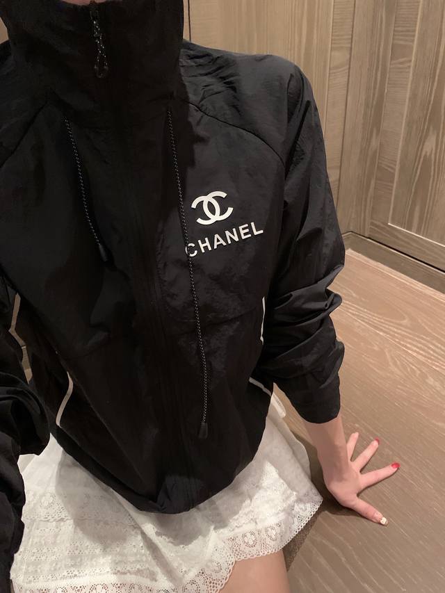 上新160 /小香 小香风防晒外套 男女同款，高品质，内里包边包口！！ 颜色：黑色 码数：见尾图