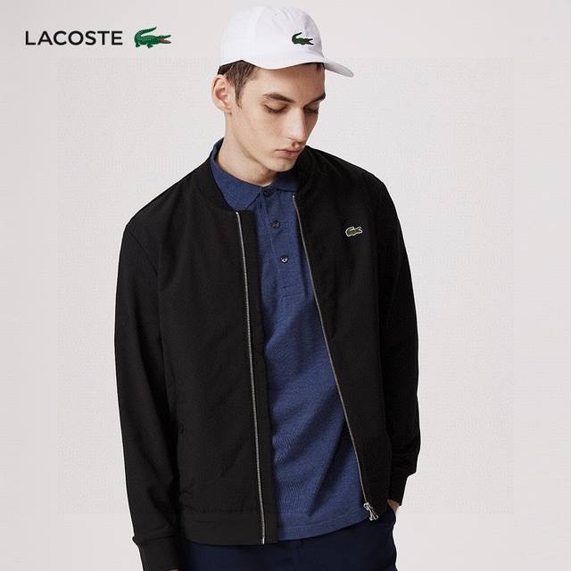 230 现货 Lacoste法国鳄鱼男士棒球领轻时尚休闲夹克外套，外贸公司原单出品！经典帅气 简约干练的小棒球领设计 ，商务休闲皆宜的百搭款！万能款谁上身谁优雅