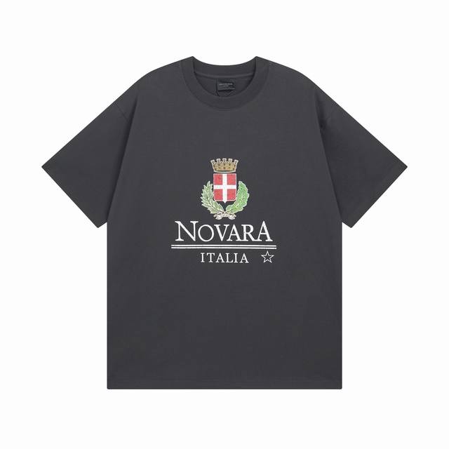 110 Balenciaga/巴黎世家2025 Ss 皇冠麦穗多元化拉裂印花短袖T恤 本市场No.1的质量 真正天花板品质 全部原版开发注意细节图 避免被盗图商