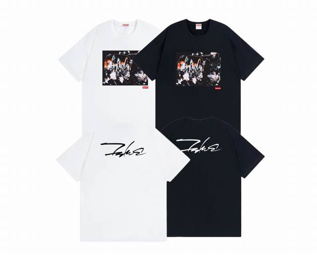 款号789#P70 supreme Ss22 Week15 Supreme/Futura2000 Tee纽约涂鸦大师艺术胸前印花 宽松版型 采用260克精梳棉双