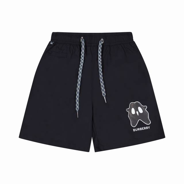p130 Burberry 小怪兽情侣款沙滩裤中裤风衣短裤 开启炸街模式教最新款小怪兽系列，男女同款辣裤Cool分分钟钟变身炸街模式