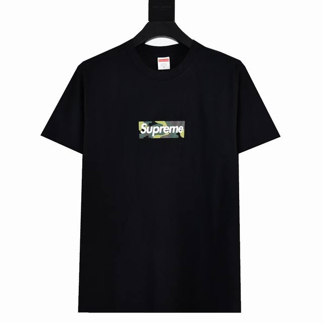 s180P80 灭世纵横 Supreme 23Fw 迷彩 Box Logo 短袖T恤 拒绝看图做货 拒绝拿错误版本对比 采用圆筒无缝工艺（原版工艺 衣服侧面没有