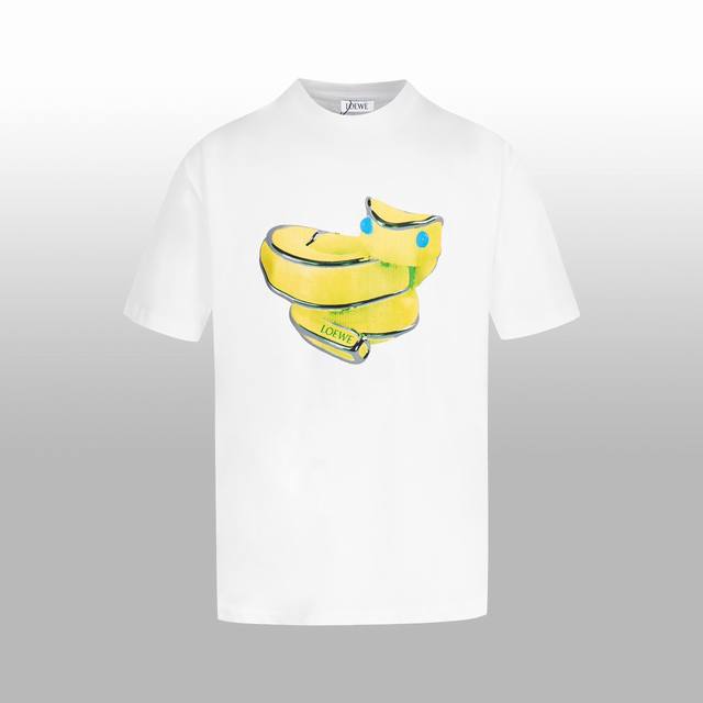 p100 高版本 【Loew*】春夏新款短袖T-Shirt 欧洲数码直喷技术 260克高克重棉感面料 挺括有型 图案清晰如手绘 年主题 无性别穿搭 情侣闺蜜可同