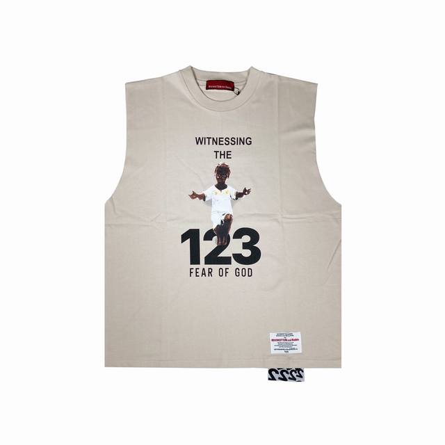 fg01# 批70 fog X R123 Fear Of God主理人亲穿联名款高街小天使坎肩背心 rivington Roi Rebis 123 尺码:1码