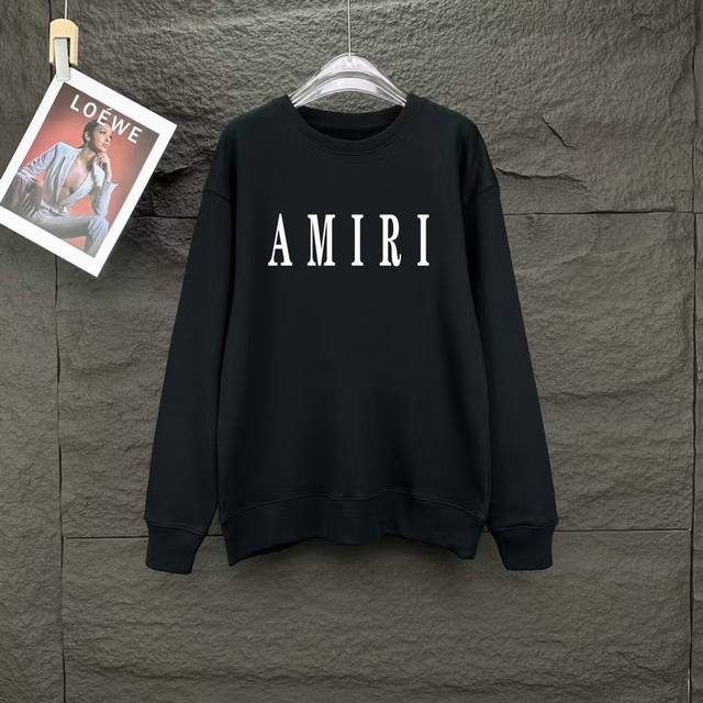 p140 Amiri 2025春季欧洲专柜新款 顶级原单时尚休闲长袖T恤卫衣。 25Ss春季时尚网红潮人定制，精选进口高密度棉面料，精致原版Logo打造，舒适性