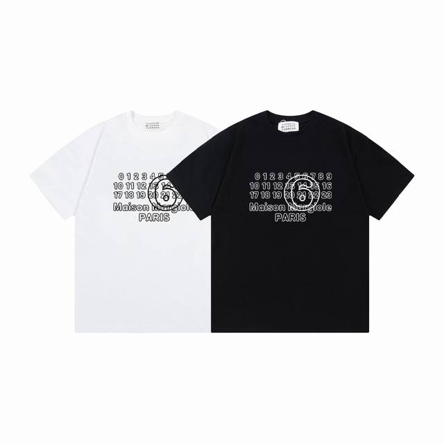 z721#P90 maison Margiela/马吉拉25Ss字母印花Logot恤短袖 春夏新款男女同款短袖，同步发售简约大方，从容百搭，档次极高，完美融入时