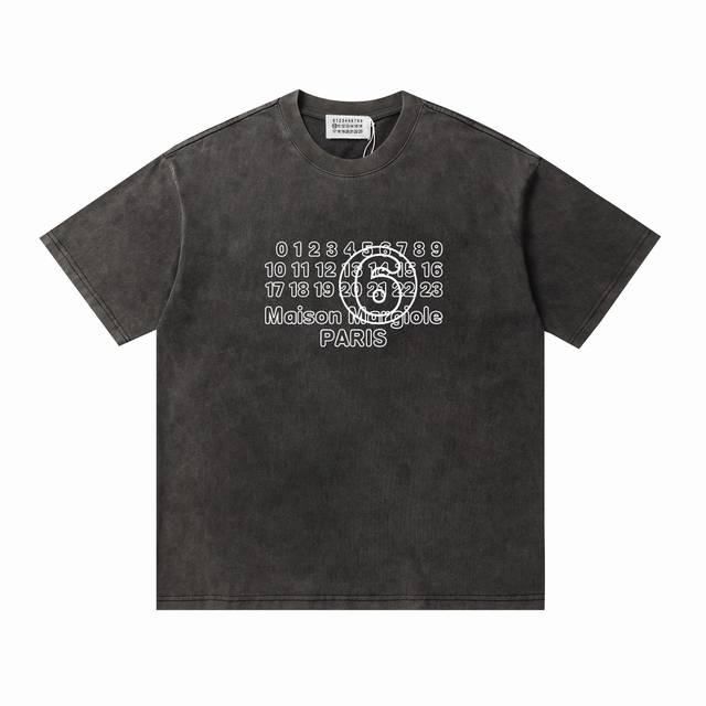 z709#P90 maison Margiela/马吉拉25Ss字母印花Logot恤短袖 春夏新款男女同款短袖，同步发售简约大方，从容百搭，档次极高，完美融入时