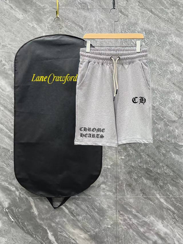 160 克罗心 Ss春夏秀款 修身线条精美徽标简约Logo短裤 国内代工厂出口 供应顶级品牌的面料 360G克重 兼容所有身材 腰部松紧带黑白抽绳设计 定制抽绳