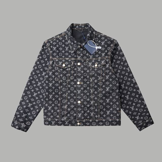 210 路易威登 Louis Vuitton Fa 联名提花牛仔 轻奢主义 男女日常通勤穿搭必备单品 正确版本 欢迎对比 详细特征 · 采用18安克重半漂牛仔原