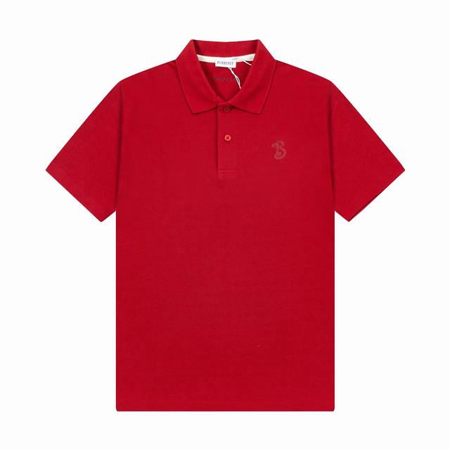 p130 品牌：Burberry 巴宝莉 面料：纯棉丝光珠地 克重：260 颜色：红色 棕色 尺码：M-Xxl 原版定制1：1细节还原 三标Logo齐全 高端定