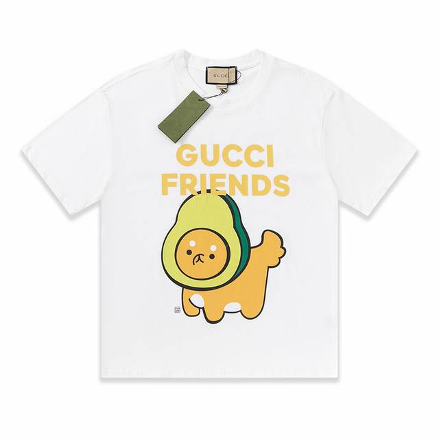 款号11490P80 （顶级版本，官方品质） - Gucci~古驰 当季新品数码印花短袖T恤，耐洗不掉色。 - 购入原版开模打造，全套定制辅料，细节决定成败。