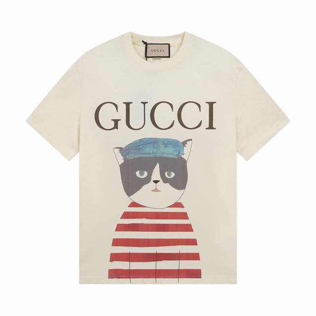 款号11550P80 （顶级版本，官方品质） - Gucci~古驰 当季新品数码印花短袖T恤，耐洗不掉色。 - 购入原版开模打造，全套定制辅料，细节决定成败。