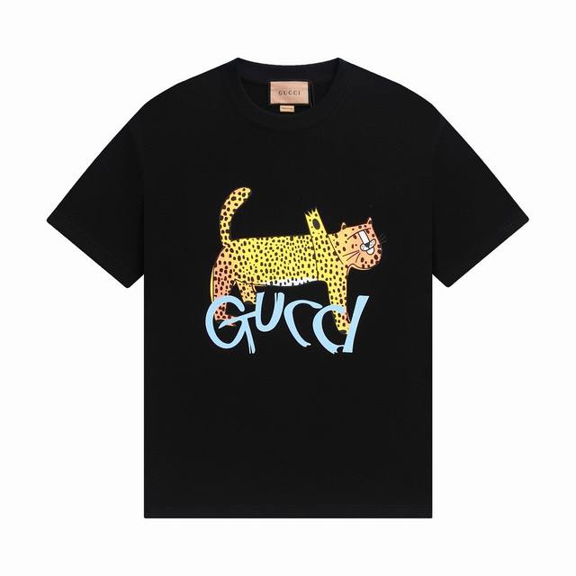 款号11590P80 （顶级版本，官方品质） - Gucci~古驰 当季新品数码印花短袖T恤，耐洗不掉色。 - 购入原版开模打造，全套定制辅料，细节决定成败。