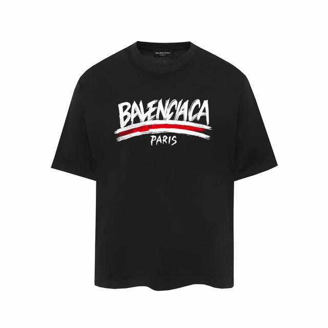686#P60 ，Balenciaga巴黎世家印花短袖T恤 - 面料经过2次高温缩水固色 不变形不缩水不起球 -正确Os版型 不省面料 只做穿上有效果的高质量产