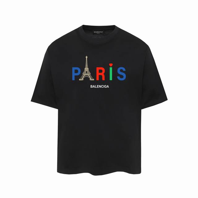 6105#P60，，Balenciaga巴黎世家印花短袖T恤 - 面料经过2次高温缩水固色 不变形不缩水不起球 -正确Os版型 不省面料 只做穿上有效果的高质量