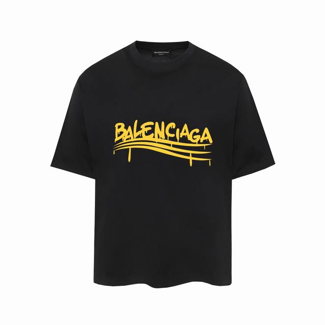 617 #P60 ，Balenciaga巴黎世家印花短袖T恤 - 面料经过2次高温缩水固色 不变形不缩水不起球 -正确Os版型 不省面料 只做穿上有效果的高质量