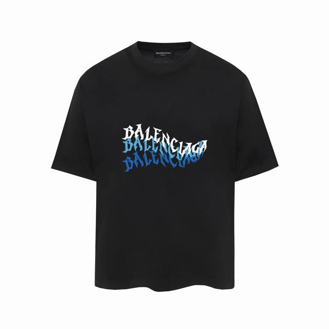 643#P60 ，Balenciaga巴黎世家印花短袖T恤 - 面料经过2次高温缩水固色 不变形不缩水不起球 -正确Os版型 不省面料 只做穿上有效果的高质量产