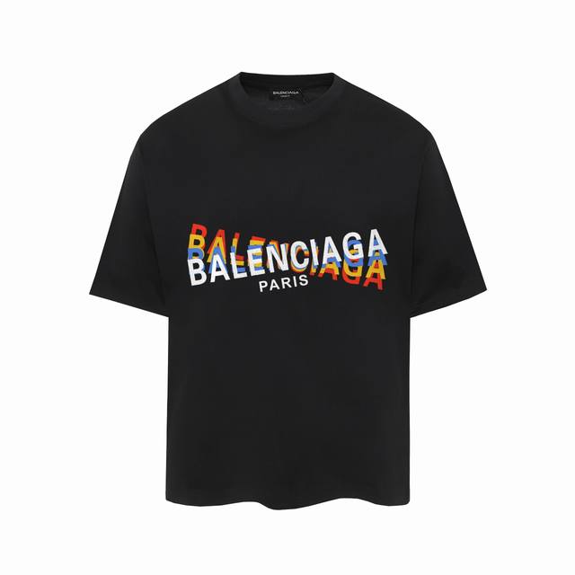 644#P60 ，Balenciaga巴黎世家印花短袖T恤 - 面料经过2次高温缩水固色 不变形不缩水不起球 -正确Os版型 不省面料 只做穿上有效果的高质量产