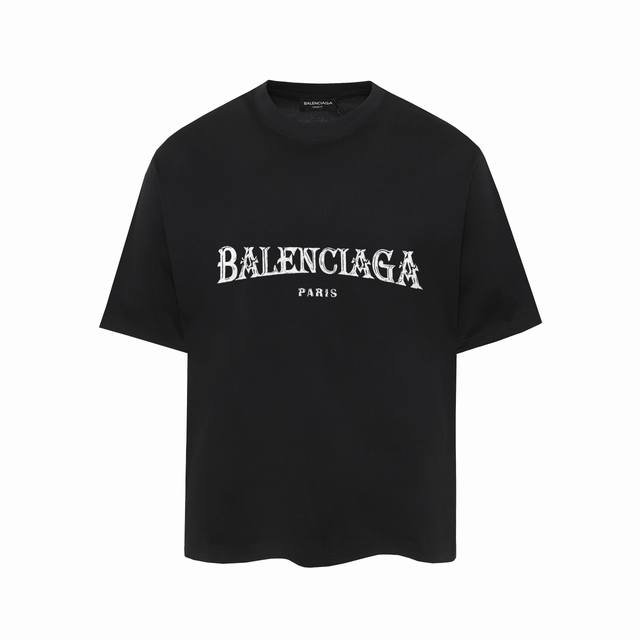 646#P60 ，Balenciaga巴黎世家印花短袖T恤 - 面料经过2次高温缩水固色 不变形不缩水不起球 -正确Os版型 不省面料 只做穿上有效果的高质量产