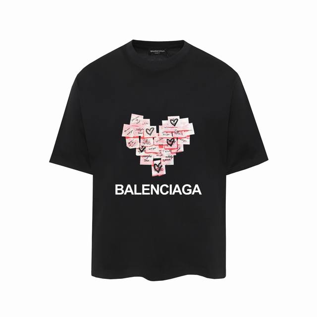 648#P60 ，Balenciaga巴黎世家印花短袖T恤 - 面料经过2次高温缩水固色 不变形不缩水不起球 -正确Os版型 不省面料 只做穿上有效果的高质量产