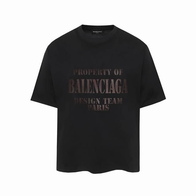 671#P60 ，Balenciaga巴黎世家印花短袖T恤 - 面料经过2次高温缩水固色 不变形不缩水不起球 -正确Os版型 不省面料 只做穿上有效果的高质量产