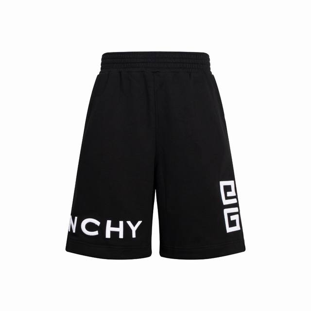 p150 givenchy Logo刺绣短裤 面料：采用380克重大毛圈 上身质感十足 舒适贴肤 搭配Gvc Logo大刺绣 随性而不失格调 简约又不失大气 经