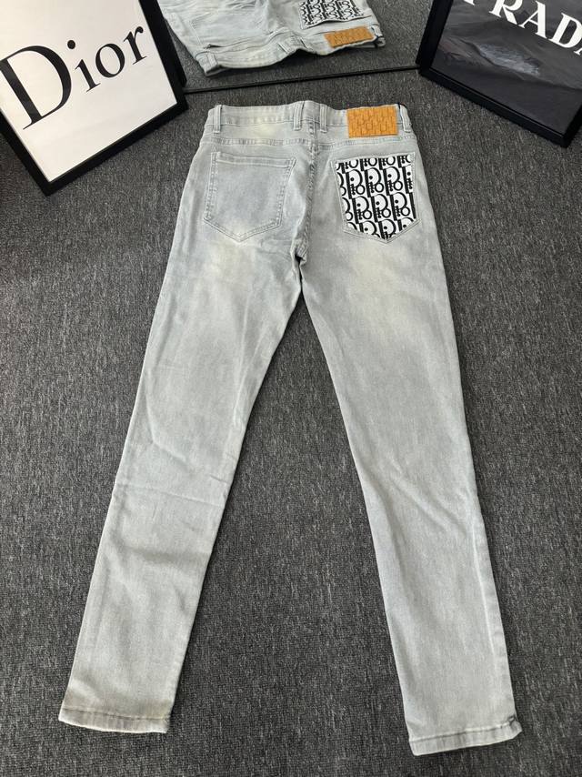 90款号K109 dior迪奥2023Ss 秋冬新款牛仔裤 只做精品 看面料 看做工 看细节 原厂原布原洗水！进口原版水洗弹力面料进口原版水洗弹力水洗面料，弱饱