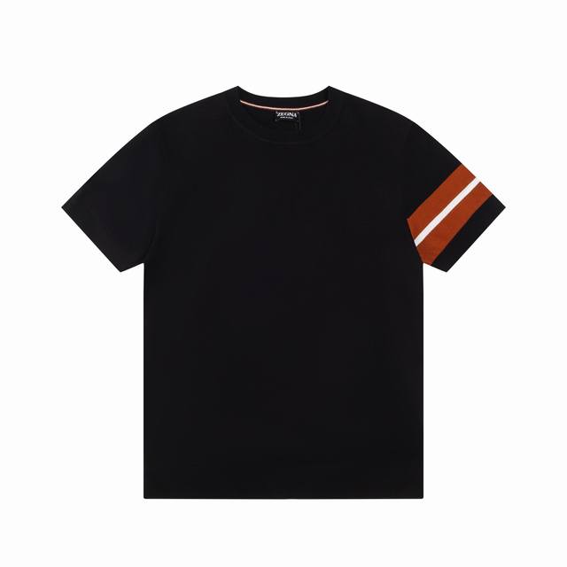 120 zegna 杰尼亚夏季新品圆领针织短袖T恤， 全部对色定染含羊毛的棉纱线，柔软亲肤，双层针织很厚实，手感无敌好，拿到手里就能感受出它的质感随便一套就能出