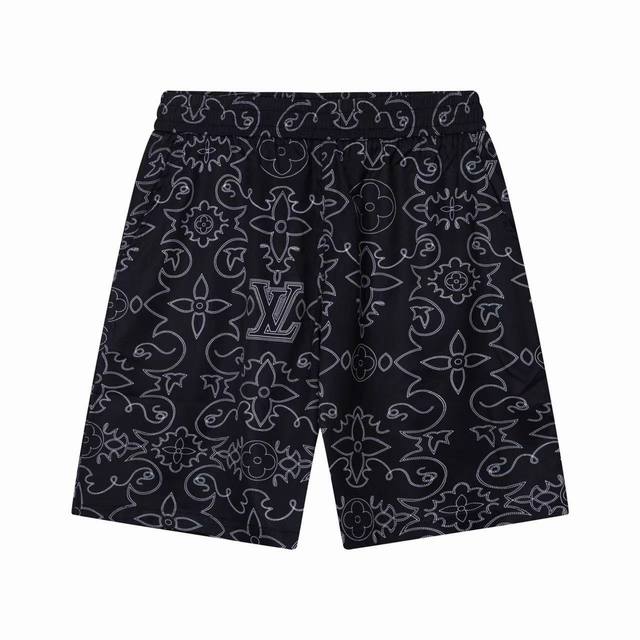 120 louis Vuitton/路易威登 几何花 25Ss早春新款 轻奢主义 男女同款 梭织丝绸衬衣套装 · 满身Logo数码彩印 ·主唛水洗吊牌包装齐全