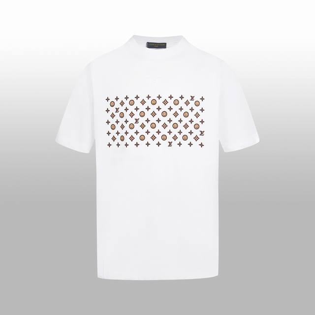 p110 高版本 【1V】春夏新款短袖T-Shirt 欧洲数码直喷技术 260克高克重棉感面料 挺括有型 图案清晰如手绘 笑脸Logo 多种工艺凹凸钢印+绒面发