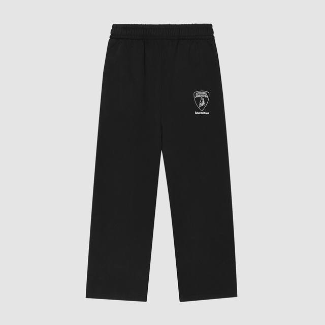 8332A洗水黑#P210 balenciaga X Lamborghini 最高版本，兰博基尼联名长裤。 100%全棉毛巾底大卫衣环保黑面料，420克紧密纺，