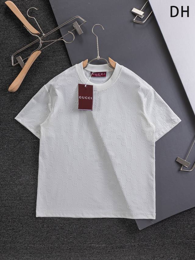 p150 Gucci 古驰 酷奇 Gucci 微宽版型 S-Xl 25Ss Gucc！｜独家定制 专柜同款 全身满植绒提花毛巾绣刺绣Logo显得更加靓丽精美工艺