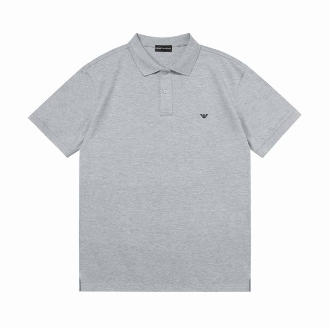 p110 Emporio Armani 2025新款 简约刺绣Logo 男女同款 休闲Polo衫 ·定制珠地棉面料 ·进口田岛机刺绣工艺 ·领标吊牌主唛三标齐全