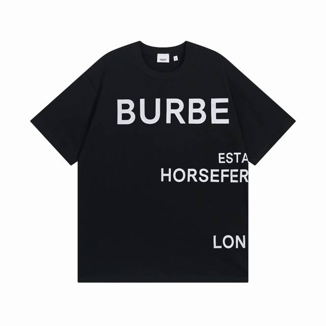 70 特价清，不退不换 horseferry 印花棉质宽松 T 恤衫 【Bur王牌尖货，镇店之宝】【现货秒发】迟来的渠道好货好款！Bur王牌渠道新单，合肥代工原