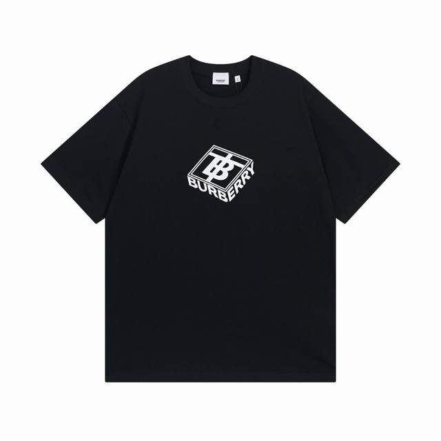 70 特价清不退不换 （顶级最高版本）Burberry 巴宝莉 Bbr 经典胸口Tb图案圆领短袖T恤半袖 重磅260G定制32支原版双纱面料，采用定制定染高克重