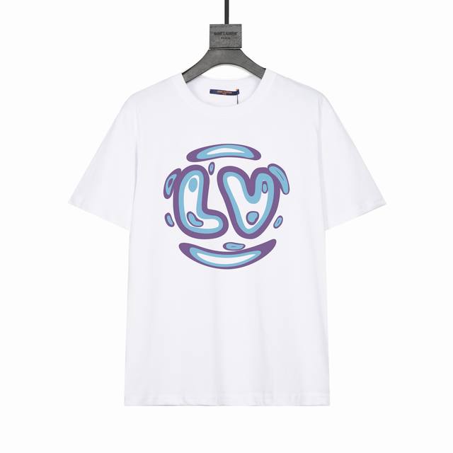 p110（款号：Ys31）高端品质吊打抹布随便对比 louis Vuitton 路易威登短袖T恤 高端32S双纱280克面料 印花采用超高品质不脱胶工艺 超高克