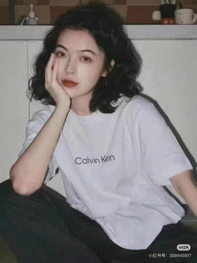 p90 款号：Hmy68# ck Calvin Klein简约字母印花短袖T恤 正儿八经270克纯棉双砂面料 所有面料均已提前做过缩水 品质第一 所见即所得 不