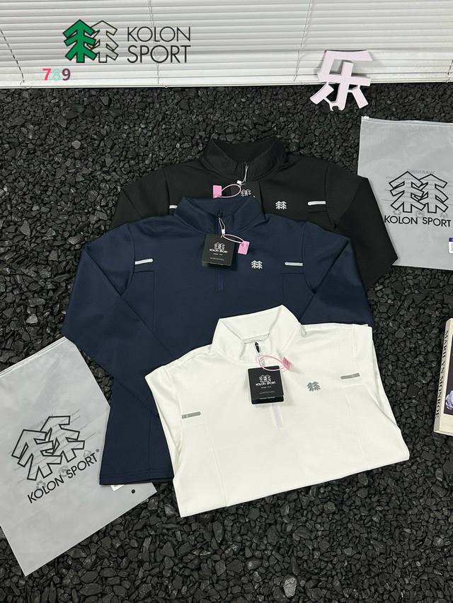 p170 - 可隆/Kolon 秋冬系列户外运动骑行衣立领拉链男士套头长袖 - 柜子同步上新 品质好物！上身舒服无拘无束做工走线，工整整齐品质面料都很Ok 出汗