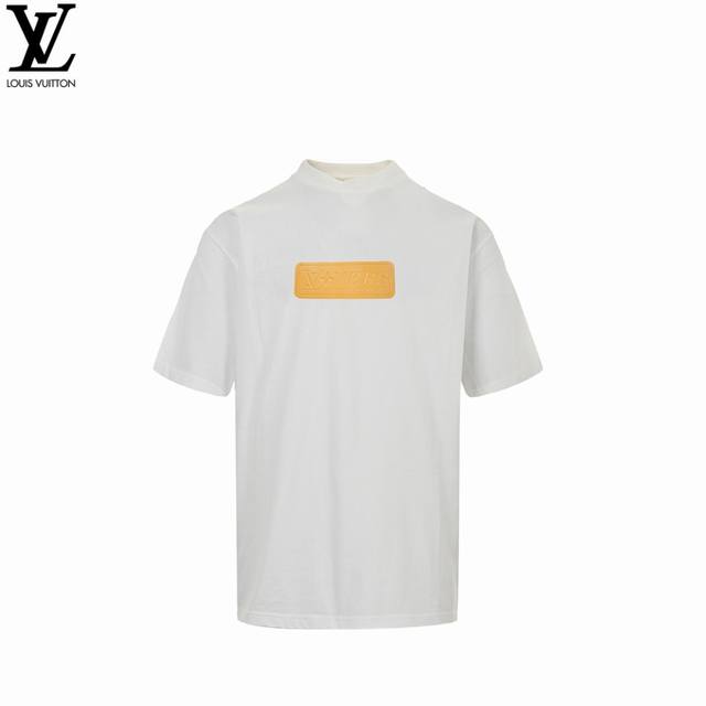 本地自取:170 louis Vuitton/路易威登 25Ss 皮标短袖T恤 - Louis Vuitton法国路威酩轩集团-Lvmh旗下品牌 著名奢侈品箱包