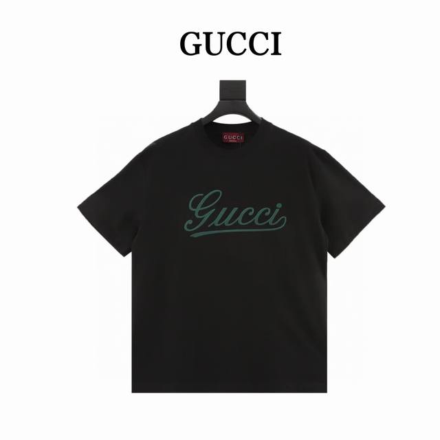本地自取140 gucci 古驰 经典款 草写Logo刺绣短袖 size:Xs-Xl