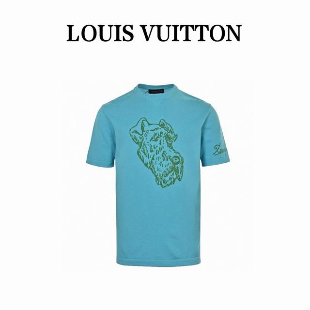 本地自取180 louis Vuitton /路易威登25Ss 小狗提花针织短袖 本款短袖棉质圆领衫出自路易威登与 Tyler 的合作系列，以嵌花元素演绎清新早