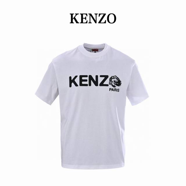 本地自取160 kenzo高田贤三Kz 24新款 龙年限定字母短袖T恤 原版1500购入，采用190克全棉布料，水洗过预缩。定制加密加厚皮料，激光烧花工艺。一件