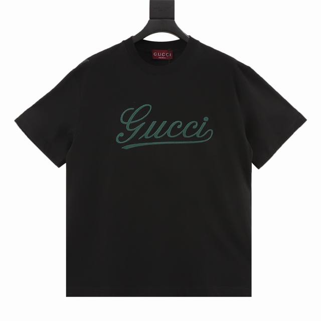120 gucci 古驰 经典款 草写Logo刺绣短袖 size:Xs-Xl