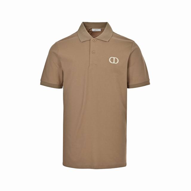 本地自取: 180 dior/迪奥 Cd刺绣Polo短袖 纯棉珠地棉面料经典款Polo衫，经典爆款系列，图案装饰让商务休闲风增添了俏皮的色彩，整体高级简单大方，